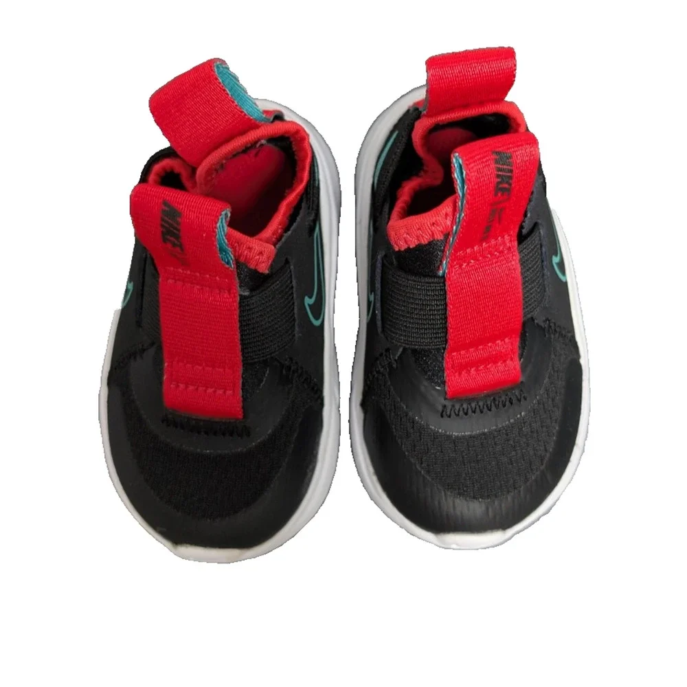 Nike Flex Plus Sneakers Baby Toddler 3C Black Slip On Shoe Athletic Lightweight